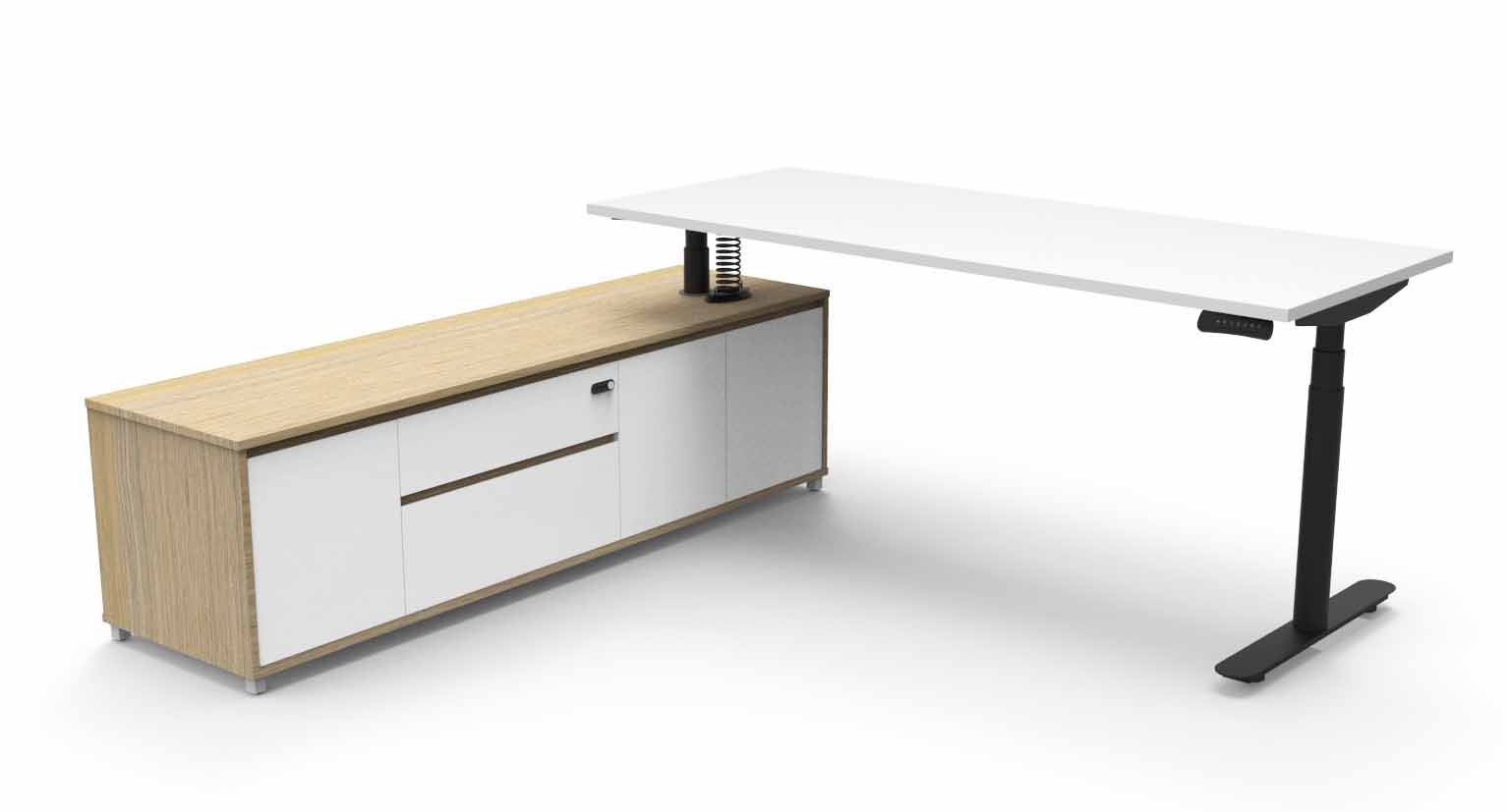 Halo+ Height Adjustable Executive Desk